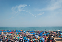Plan Your Visit & Accessibility (Crowd enjoying the Chicago Air and Water Show pictured)